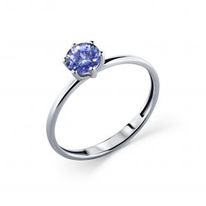 Серебряное кольцо GRIGORIEV с танзанитом Г01-10-0771-00-07 фото