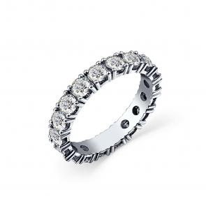 Серебряное кольцо GRIGORIEV с фианитом Г01-10-0790-41-00 фото