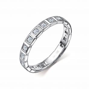 Серебряное кольцо GRIGORIEV с фианитом Г01-10-0972-41-00 фото