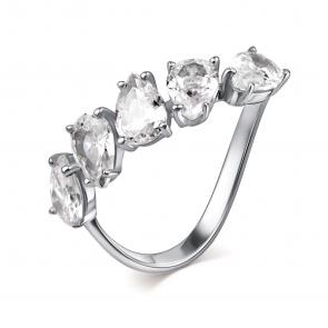 Серебряное кольцо GRIGORIEV с фианитом Г01-10-0990-41-00-1 фото