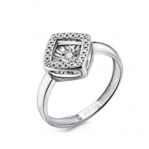 Серебряное кольцо GRIGORIEV с фианитом Г01-10-5499-41-00 фото