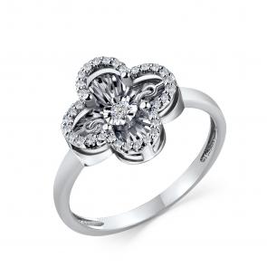 Серебряное кольцо GRIGORIEV с фианитом Г01-10-5675-41-00 фото