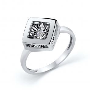 Серебряное кольцо GRIGORIEV с фианитом Г01-10-5737-41-00 фото