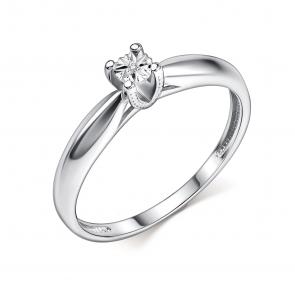 Серебряное кольцо GRIGORIEV с бриллиантом Г01-10-5794-21-00-1 фото