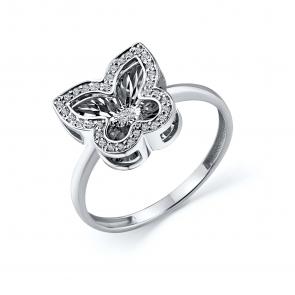 Серебряное кольцо GRIGORIEV с фианитом Г01-10-5858-41-00 фото