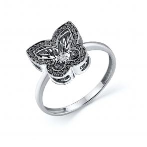 Серебряное кольцо GRIGORIEV с фианитом Г01-10-5858-43-00 фото