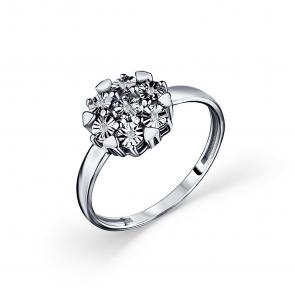 Серебряное кольцо GRIGORIEV с бриллиантом Г01-10-5901-21-00-1 фото