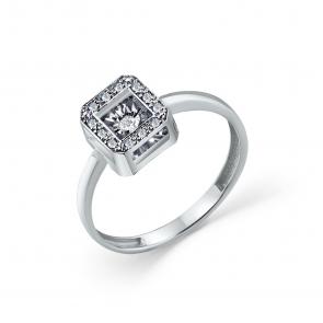 Серебряное кольцо GRIGORIEV с фианитом Г01-10-5903-41-00 фото