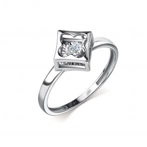 Серебряное кольцо GRIGORIEV с фианитом Г01-10-5957-41-00 фото