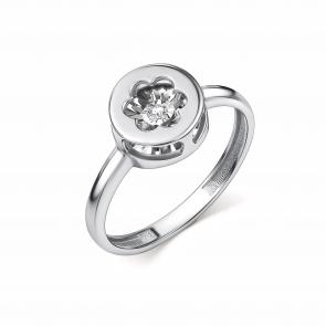 Серебряное кольцо GRIGORIEV с фианитом Г01-10-5988-41-00 фото