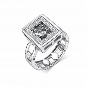 Серебряное кольцо GRIGORIEV с фианитом Г01-10-5996-41-00 фото