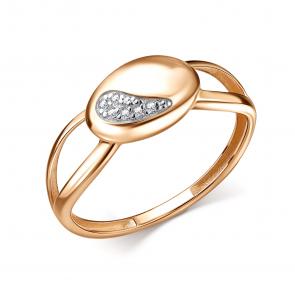 Золотое кольцо GRIGORIEV с фианитом Г01-11-01125-41-00-1 фото