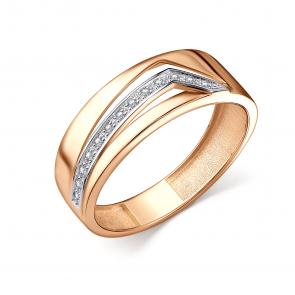 Золотое кольцо GRIGORIEV с фианитом Г01-11-01153-41-00 фото