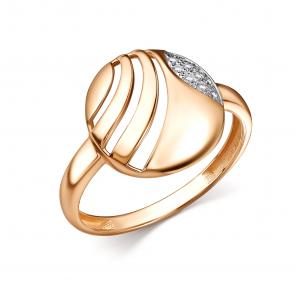 Золотое кольцо GRIGORIEV с фианитом Г01-11-01159-41-00 фото