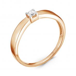 Золотое кольцо GRIGORIEV с бриллиантом Г01-11-0307 фото