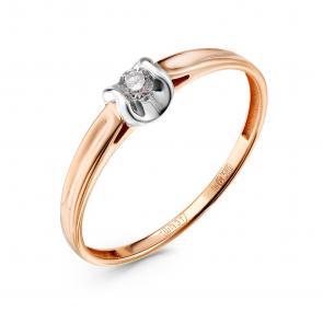 Золотое кольцо GRIGORIEV с бриллиантом Г01-11-0598-11-00 фото