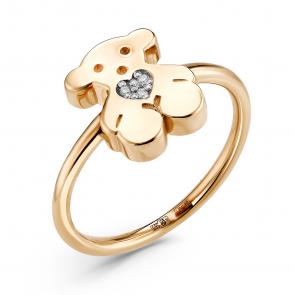 Золотое кольцо GRIGORIEV с бриллиантом Г01-11-0759-11-00 фото