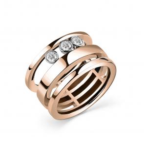 Золотое кольцо GRIGORIEV с бриллиантом Г01-11-0828-11-00 фото