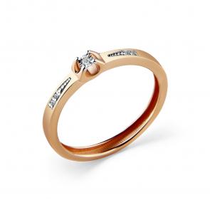 Золотое кольцо GRIGORIEV с бриллиантом Г01-11-5870-31-00 фото