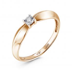 Золотое кольцо GRIGORIEV с бриллиантом Г01-11-6006-11-00-21 фото