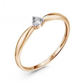 Золотое кольцо GRIGORIEV с бриллиантом Г01-11-6030-11-00-21 фото