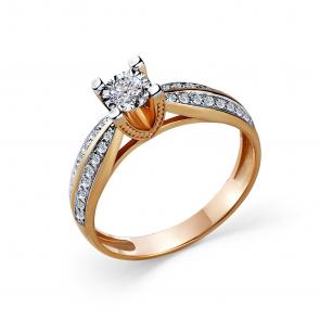 Золотое кольцо GRIGORIEV с бриллиантом Г01-11-6794-31-00-25 фото