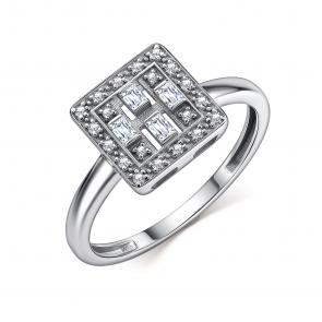 Кольцо из белого золота GRIGORIEV с бриллиантом Г01-12-01054-11-00 фото