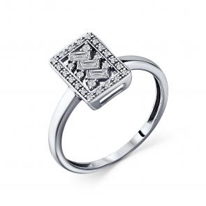 Кольцо из белого золота GRIGORIEV с бриллиантом Г01-12-01055-11-00 фото
