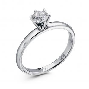 Кольцо из белого золота GRIGORIEV с бриллиантом Г01-12-0540-11-00 фото