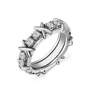 Кольцо из белого золота GRIGORIEV с бриллиантом Г01-12-0747-11-00-2 фото