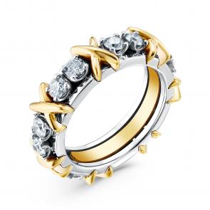 Кольцо из белого золота GRIGORIEV с бриллиантом Г01-12-0747-11-00 фото