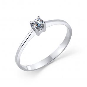 Кольцо из белого золота GRIGORIEV с бриллиантом Г01-12-0779-11-00 фото