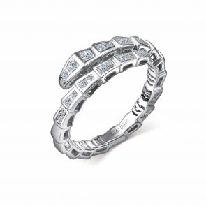 Кольцо из белого золота GRIGORIEV с бриллиантом Г01-12-0974-11-00-2 фото