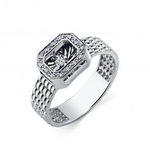 Кольцо из белого золота GRIGORIEV с бриллиантом Г01-12-51066-31-00 фото