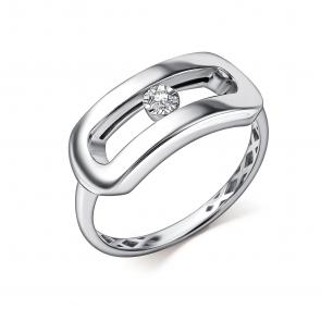 Кольцо из белого золота GRIGORIEV с бриллиантом Г01-12-51089-11-00-1 фото