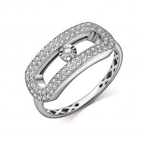 Кольцо из белого золота GRIGORIEV с бриллиантом Г01-12-51090-31-00-1 фото