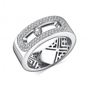 Кольцо из белого золота GRIGORIEV с бриллиантом Г01-12-51090-31-00-3 фото