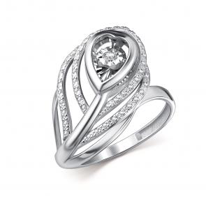 Кольцо из белого золота GRIGORIEV с бриллиантом Г01-12-51131-31-00 фото