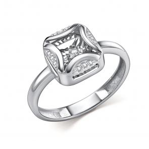 Кольцо из белого золота GRIGORIEV с бриллиантом Г01-12-51206-31-00 фото