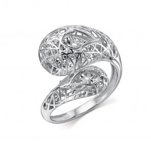 Кольцо из белого золота GRIGORIEV с бриллиантом Г01-12-51257-11-00-1 фото