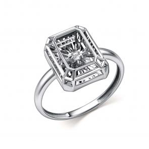 Кольцо из белого золота GRIGORIEV с танцующим бриллиантом Г01-12-51279-11-00 фото