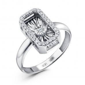 Кольцо из белого золота GRIGORIEV с бриллиантом Г01-12-5697-31-00 фото