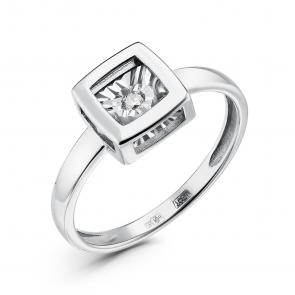 Кольцо из белого золота GRIGORIEV с бриллиантом Г01-12-5704-11-00 фото