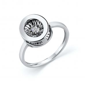 Кольцо из белого золота GRIGORIEV с бриллиантом Г01-12-5744-11-00 фото
