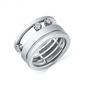 Кольцо из белого золота GRIGORIEV с бриллиантом Г01-12-5828-11-00-1 фото