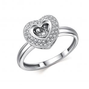 Кольцо из белого золота GRIGORIEV с бриллиантом Г01-12-5911-31-00 фото