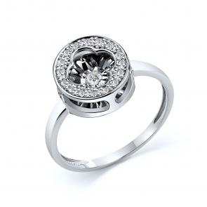 Кольцо из белого золота GRIGORIEV с бриллиантом Г01-12-5923-31-00 фото