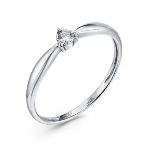 Кольцо из белого золота GRIGORIEV с бриллиантом Г01-12-6030-11-00-21 фото