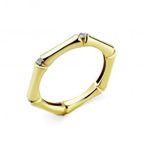 Кольцо из лимонного золота GRIGORIEV с бриллиантом Г01-13-0638-11-00 фото