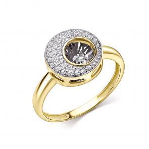 Кольцо из лимонного золота GRIGORIEV с бриллиантом Г01-13-51029-31-00 фото